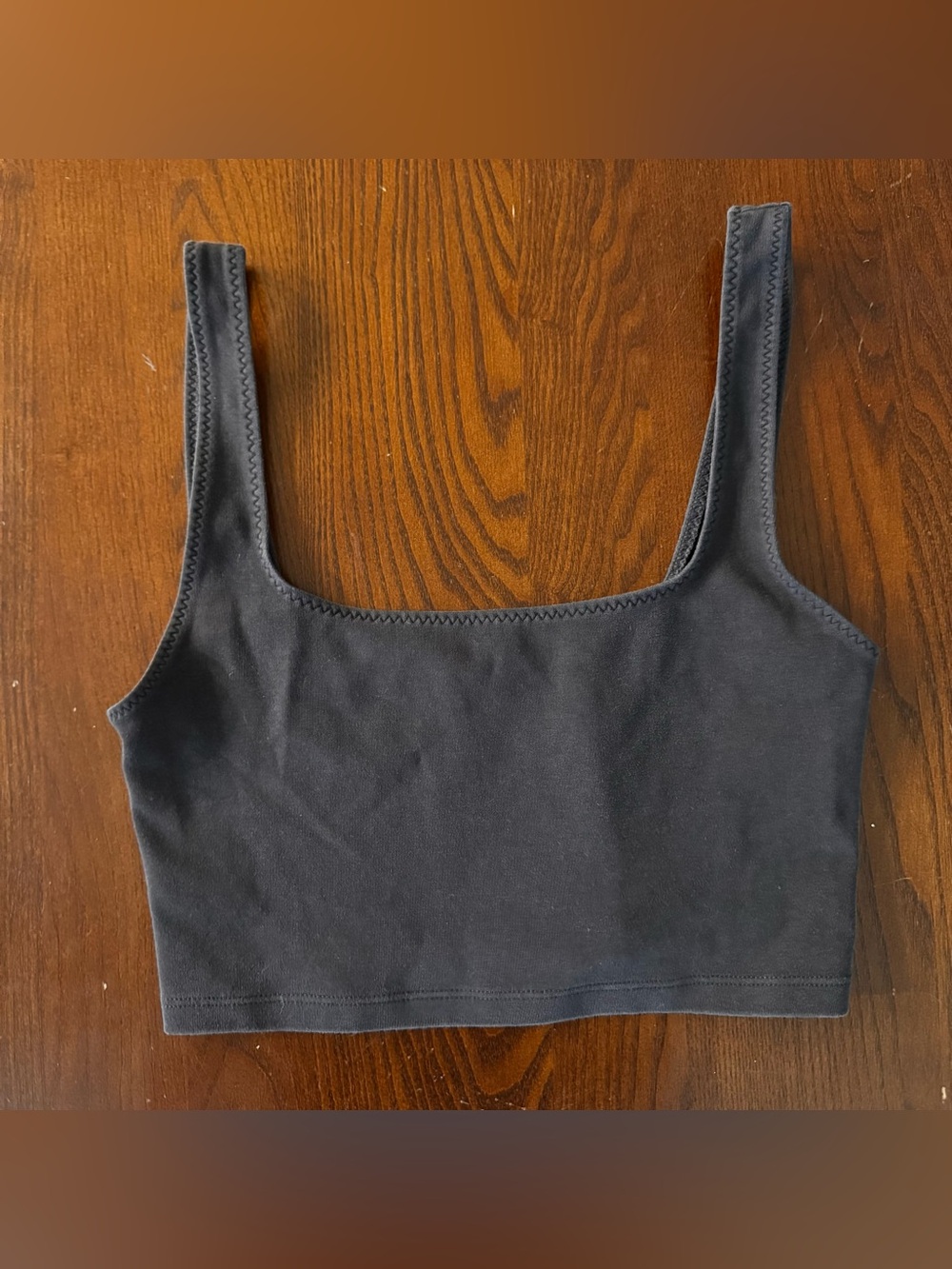 Wilfred Aritzia - Dark Brown Cropped Tank Bralette